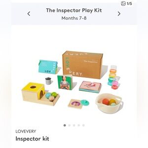 Lovevery Inspector Play Kit - Colorful Learning Set